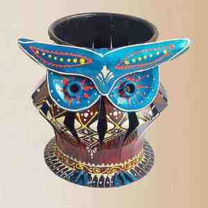 Portavelas de Diseño de Búho Hecho a Mano, Soporte de Vela de Búho Premium Hecho a Mano, Lámpara Elegante para el Hogar y Regalos - Product Image 2