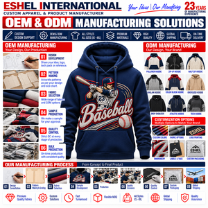 ผู้ผลิตเสื้อฮู้ดดี้ปักลายแบรนด์แฟชั่น พร้อมบริการปักโลโก้ตามสั่ง เลือกผ้าได้ตามต้องการ และรับผลิตเสื้อผ้าจำนวนมาก - Product Image 3