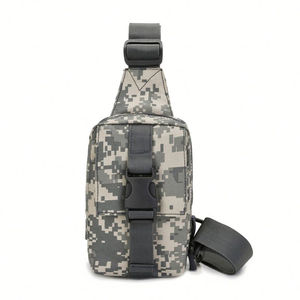 Bolso Bandolera Crosshatch para Uso Diario, Negro, de Algodón y Poliéster, con Forro de Nailon, Múltiples Bolsillos - Product Image 1