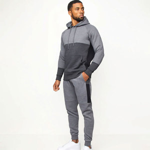 Ensemble décontracté d'hiver pour hommes, vêtements de sport pour frères, tenue de fitness, survêtement lourd uni 2-en-1 pour le jogging - Product Image 6