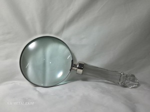 Loupe de poche élégante avec poignée en verre cristallin de qualité supérieure, loupe de bureau de luxe pour la décoration de bureau et cadeau haut de gamme - Product Image 4