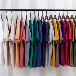 T-shirt de luxe de haute qualité, 19 couleurs, pour hommes et femmes, personnalisable, t-shirt décontracté uni, t-shirt pour hommes - Product Image 5
