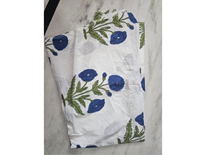 Tissu en coton 100% imprimé numérique floral de qualité supérieure, lavable, pour prix de gros, multi-usages - Product Image 4