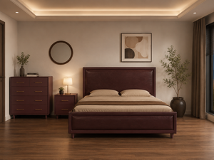 Modern wooden bedroom Full XL/California King/King 12-month warranty bedroom Wooden bedroom furniture <b>set</b> - Product Image 5