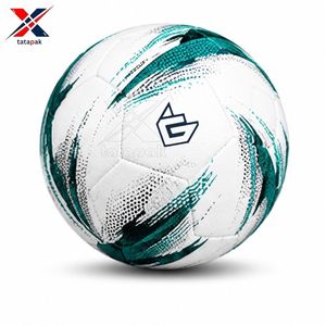 ลูกฟุตบอลสั่งทำขายส่งพร้อมโลโก้ วัสดุ PU PVC TPU สำหรับผู้ใหญ่ทุกเพศ เล่นกีฬาเป็นทีม ฝึกซ้อม ออกแบบโลโก้และสีตามสั่ง - Product Image 1