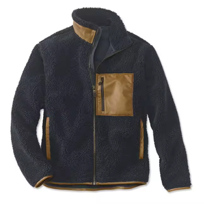 Vestes polaires d'extérieur pour femmes en gros – Nouvelle collection hiver 2026 – Blousons décontractés en polaire sherpa noirs personnalisés de haute qualité pour femmes - Product Image 6