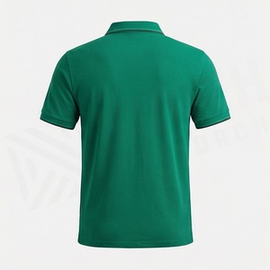 เสื้อโปโลผู้ชายผ้าฝ้ายคุณภาพพรีเมียม แขนสั้น คอตั้ง พิมพ์ลาย ระบายอากาศได้ดี สีสันปรับแต่งได้ ชุดออกกำลังกาย - Product Image 2