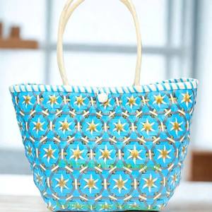 Bolso de Mano Ecológico, Bolso de Compras Reutilizable y Sostenible, Hecho de Plástico Reciclado, Ligero - Product Image 5