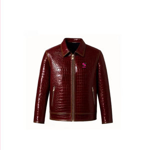 Solid Trader Luxury Vintage Style Breathable Outerwear Heavy Duty Metal Zipper Perfect Stitching Daily Wear Adult Leather <b>Jacket</b> - Product Image 1