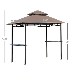 Carrello per Bicicletta con Tettoia e Funzionalità di Pergola/Gazebo - Product Image 3