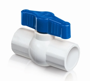 Robinet à bille manuel en PVC de 1 pouce avec poignée papillon pour l'agriculture, la plomberie et les raccords compacts - Polymère Nirmit - Product Image 3