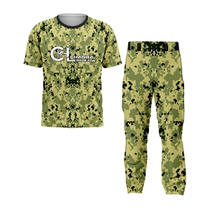 Conjunto de Uniforme de Softbol de la Mejor Calidad, Jersey y Pantalones Sublimados, Ligeros, Transpirables, de Secado Rápido, Unisex, Deportivos, Color Verde - Product Image 1