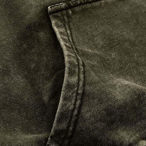 Sudadera con Capucha para Hombre, Lavado Ácido, Precio Razonable, Nueva Moda, Alta Calidad, Ropa Casual, Color Sólido - Product Image 3