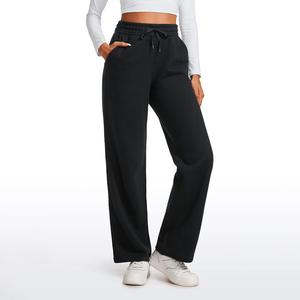 300 GSM Fleece <b>Straight</b> <b>Leg</b> <b>Straight</b> Sweatpants Fleece Tracksuit <b>Pants</b> Good Quality <b>Straight</b> Fit With Side Pockets - Product Image 4