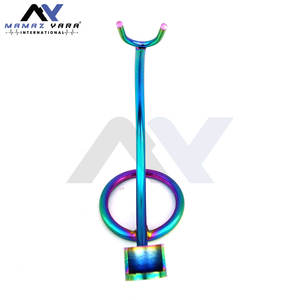 Support de rasoir multicolore arc-en-ciel pour rasoir droit et rasoir de sécurité à double tranchant - Product Image 2