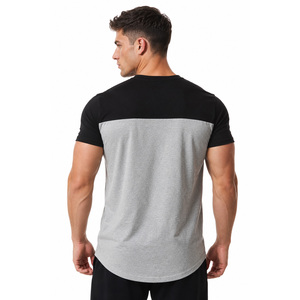 T-shirt de sport en coton tricoté 100% personnalisé OEM ODM pour hommes, qualité supérieure, respirant, séchage rapide, confortable pour l'entraînement - Product Image 4