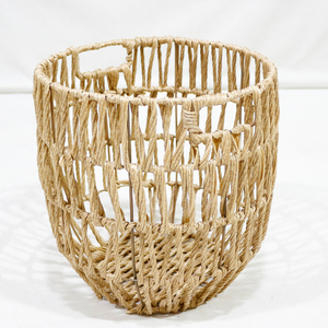 Cesta Organizadora de Alta Calidad en Oferta, Cesta de Jacinto de Agua en Forma de Cuenco, Almacenamiento Rústico Multiusos para el Hogar - Product Image 4