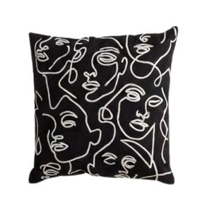 Housses de coussin décoratives géométriques tissées style vintage moderne, 100 % coton écologique, pour salon, chambre et maison - Product Image 1