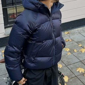 Outerwear Comfortable Fit For Casual Wear Travel Hiking Men Puffer <b>Jacket</b> Winter Quilted Coat Lightweight Insulated Warm - Product Image 6