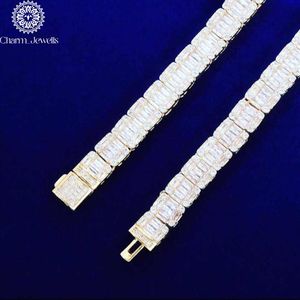 Collar de Moissanita Charm Jewells, Corte Brillante, Engaste de Garra, Plata Chapada en Oro de 14K, Certificado IGI, Unisex, Lujo, Estilo Hip Hop, Serpiente - Product Image 2