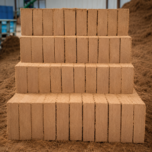 Low EC Coco <b>Peat</b> 5Kg Blocks For Abu Dhabi Landscaping And Irrigation Projects High Expansion 75L Manufacturer India - Product Image 6