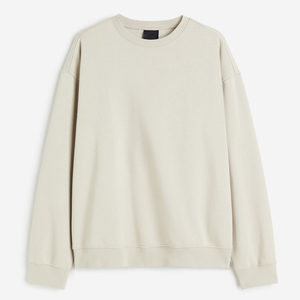 เสื้อสเวตเชิ้ตผู้ชายแบบคัสตอม คอกลมเรียบง่าย สีเขียวเข้ม ผ้าฟลีซ - Product Image 6