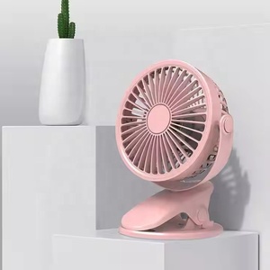 Portable 4-Inch Electric Clip <b>Fan</b> 3-Speed 360-Degree <b>Oscillation</b> USB-Rechargeable 800mAh Battery Quiet Operation Home Office Use - Product Image 2