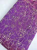 Tissu brodé SQ, tissu perlé, tissu en soie chiffon brodé, matière pour robe de soirée, textile fantaisie, vente en gros, exportation, fournisseur UE