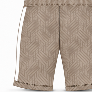 Pantalones Cortos Deportivos Color Taupe, Personalizados, para Entrenamiento Atlético, Gimnasio, Ejercicio, con Cordón, de Secado Rápido, Transpirables, Ropa Deportiva de Alto Rendimiento, Uniforme de Equipo - Product Image 3