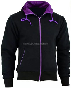 Nueva llegada hombres sudaderas con capucha ropa de moda con cremallera sudaderas con capucha último diseño - Product Image 3
