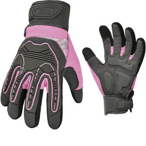 Gants de mécanicien en cuir avec poignet élastique, antidérapants, résistants à la chaleur, durables, protection des mains, sécurité, confortables, fournisseur en gros - Product Image 5