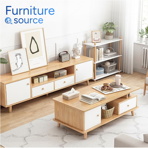 Mesa de café de madera MDF elegante moderna diseñada por una fábrica de muebles vietnamita con experiencia para interiores de cafeterías con estilo - Product Image 2