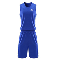 Seragam Basket Musim Panas Bernapas yang Dapat Disesuaikan, Produk Terbaru Profesional Berkualitas Tinggi, Tanpa Lengan, Kerah V, Pinggang Elastis