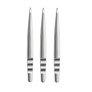 Pinzas de Acero Inoxidable Personalizadas con Punta Recta para Cejas, Rizador de Pestañas de Alta Calidad, Ligero y Duradero, para Injerto de Pestañas - Product Image 1