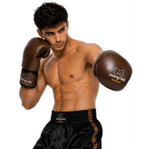 Premium Leather MMA <b>Gloves</b> Hand <b>Grips</b> for Closure Shock Absorbing Foam Comfortable Fit Unisex OEM ODM Wholesale - Product Image 5