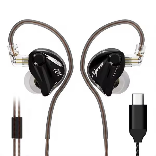 CCA Xyrra Wired Earphone In-ear 1DD+1BA Monitor Cable Music Headphones Esports Game Sports Earplugs for All Android Headset