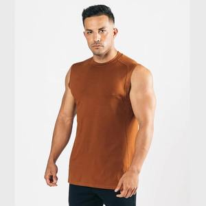 Camiseta Deportiva de Algodón Orgánico para Hombre, Diseño Nuevo, Camiseta sin Mangas para Gimnasio, Culturismo, Ejercicio y Fitness - Product Image 6
