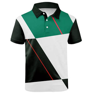 T-shirts décontractés pour hommes, style streetwear estival, vente en gros, sublimation personnalisée, 100% coton, polos vierges pour hommes. - Product Image 1