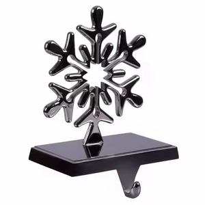 Handmade Christmas <b>Stocking</b> <b>Holder</b> Decorative Metal Accent for Festive Styling - Product Image 3