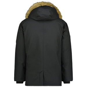 Parka en toile pour homme coupe décontractée, fabrication usine avec options de conception ODM et de marquage personnalisé 2026 - Product Image 4
