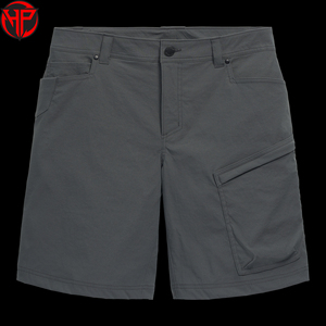 Pantalones Cortos Chino para Hombre, Cintura Media, Tejidos, para Exteriores, Transpirables, de Secado Rápido, Elásticos, de Color Sólido, con Bolsillos Tipo Cargo, Casuales, para Senderismo - Product Image 2