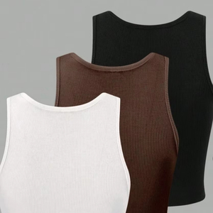 Summer Sale Everyday Wear Essential Wear Summer Styling Slim Fit Body Hugging Perfect For Casual Basic But High Quality - Product Image 1