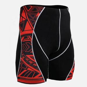 Pantalones cortos de compresión BJJ personalizados para hombre, 100% de poliéster, pantalones cortos deportivos de compresión con cintura elástica sin costuras para hombre, ropa deportiva Unisex para hombre - Product Image 1