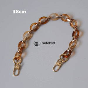 Cadena de resina, collar colorido hecho a mano, joyería de moda elegante, accesorio ligero y duradero para mujeres y niñas Tradebyd - Product Image 6