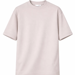 Camiseta de Cuello Redondo para Hombre, 100% Algodón, Talla Grande, Manga Corta, Ecológica, Transpirable, 220g, Alta Calidad, Logotipo Frontal - Product Image 1