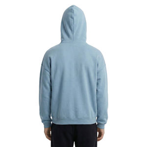 เสื้อสเวตเชิ้ตมีฮู้ดสีฟ้าอ่อนสำหรับผู้ชาย ผ้าฟลีซคอตตอนสีพื้น ทรงลำลอง ใส่ได้ทุกวัน เหมาะสำหรับฤดูใบไม้ร่วง - Product Image 3