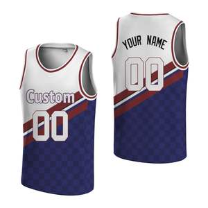 Custom Design Sublimation Printed Basketball Jerseys Lightweight Breathable Polyester Team Uniform for Summer Training Matches - Product Image 1
