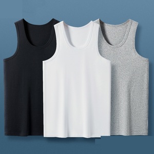 Débardeur de sport personnalisé en coton doux pour homme – Maillot de corps de musculation sans manches pour la gym - Product Image 5
