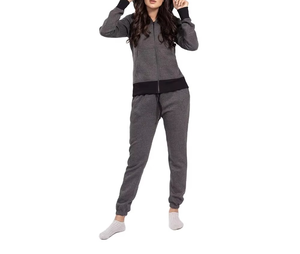 Nuevo conjunto de chándal ligero y transpirable para mujer con capucha, top de manga larga de peso medio y pantalones hasta el tobillo, ropa informal para correr. - Product Image 3