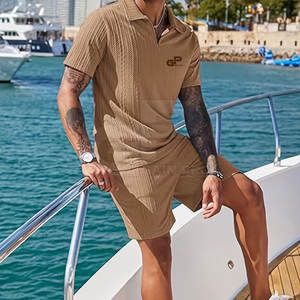 ชุดกางเกงขาสั้นสำหรับออกกำลังกายผู้ชาย เหมาะสำหรับการวิ่งออกกำลังกายหรือสวมใส่ลำลอง น้ำหนักเบา ยืดหยุ่น สวมใส่สบาย - Product Image 3